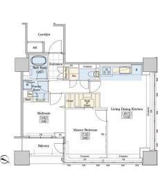 レジディアタワー上池袋（タワー棟）の間取り図