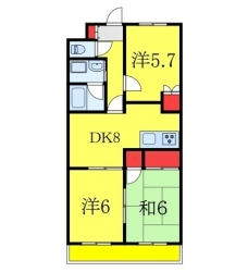 ハイパレスの間取り図
