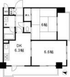 西川口パインマンションの間取り図