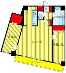 BLESS志村坂上の間取り図