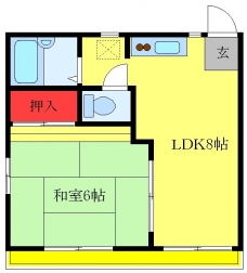 ＰＡＲＫ　ＶＩＥＷ城山の間取り図