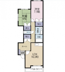 ホワイトヴィラ大宮の間取り図