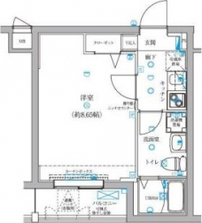 グランドエグザ親水公園Ⅰの間取り図