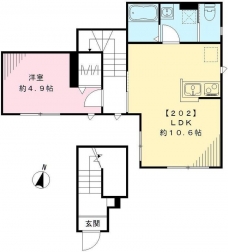カリグラフィ目白の間取り図