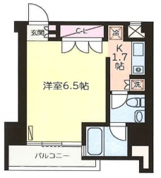 アッパルタメントベラヴィスタの間取り図