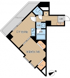 クリオ王子神谷弐番館の間取り図