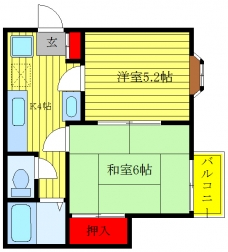 ビクトリアハイツの間取り図
