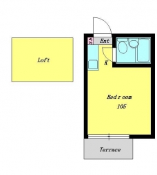 セドルハイム桜台Ｂの間取り図