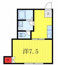玉井ハウスの間取り図