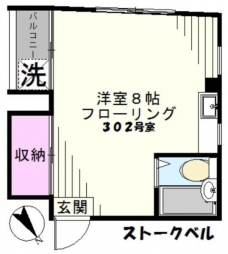 ストークベルの間取り図