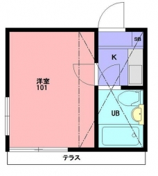 セドルハイム向原の間取り図