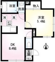 メゾーネ・アポロンの間取り図