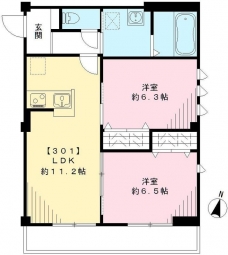 グランドソレイユの間取り図