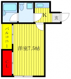 プレイス中村の間取り図