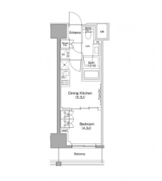 ザ・パークハビオ滝野川の間取り図