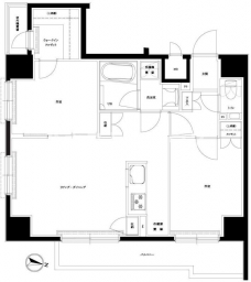 ルーブル東十条の間取り図