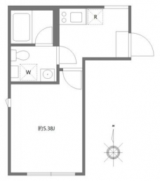 ルーデンス本蓮沼Ⅱの間取り図