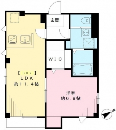 ラシーネの間取り図