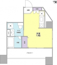 ロネスタＲ文京護国寺の間取り図