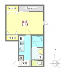 パレス・フォンテーヌの間取り図