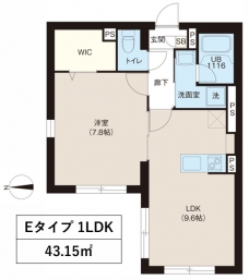レピュア大山レジデンスⅡの間取り図