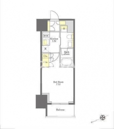 プライムメゾン大塚の間取り図