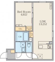 Alivis東日暮里の間取り図