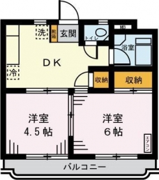 サンハイム徳丸の間取り図