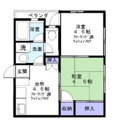 トリエールもとまちの間取り図