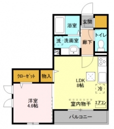 カーサ　アルデバランの間取り図