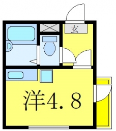 ゼネラルハイツ鶯谷の間取り図
