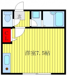 パークヒルズ上池袋の間取り図