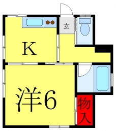 倉持荘の間取り図