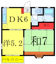 ドエル領家の間取り図