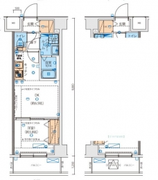 リヴシティ西川口四番館の間取り図