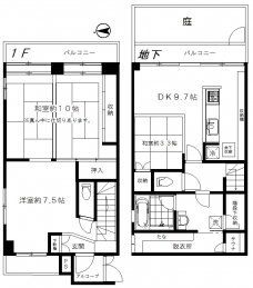 パークタウン川口青木公園の間取り図