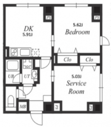 プラチナフォルム駒込の間取り図