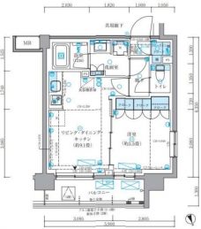 パークアクシス文京本郷の間取り図