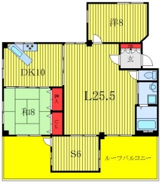 キャッスル小豆沢の間取り図