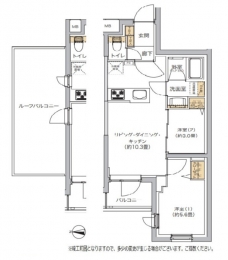 リビオメゾン湯島の間取り図