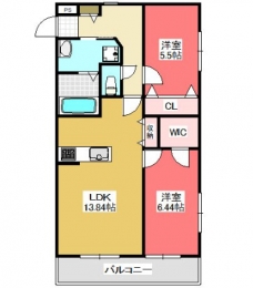 Ｄ’Ｃａｌｍｅｒｉｏ浦和の間取り図