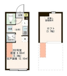 ソレイユテラス東十条の間取り図
