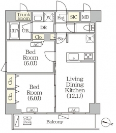 ＯＲＳＵＳ志村坂上 の間取り図