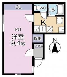 大山フラッグの間取り図
