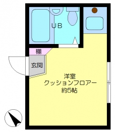 パークハイツ西池の間取り図