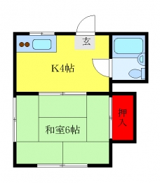 タマハイツの間取り図