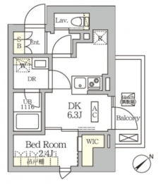 ＡＲＫＭＡＲＫ大塚の間取り図
