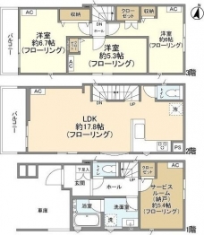 Kolet南元宿の間取り図