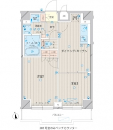 ルーブル上板橋の間取り図