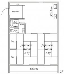 原コーポⅠの間取り図